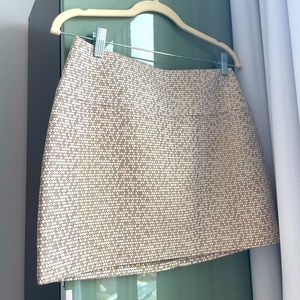 Express Gold Sequin Mini Skirt